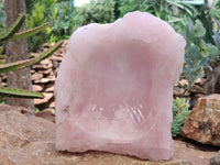 Polished Rose Quartz Bowl x 1 From Madagascar