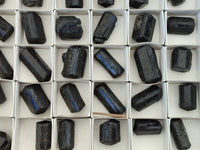 Natural Schorl Black Tourmaline Crystals x 35 From Zimbabwe