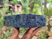 Polished Dumortierite Jewellery Box x 1 From Mozambique