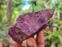 Natural Metallic Purpurite Cobbed Specimens x 7 From Erongo, Namibia