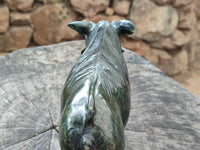 Hand Made Serpentine Warthog Carving x 1 From Zimbabwe