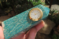 Polished Rare Russian Amazonite Obelisk Clock Towers - sold per item - From Russia