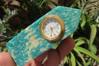 Polished Rare Russian Amazonite Obelisk Clock Towers - sold per item - From Russia