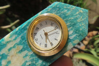 Polished Rare Russian Amazonite Obelisk Clock Towers - sold per item - From Russia