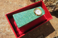 Polished Rare Russian Amazonite Obelisk Clock Towers - sold per item - From Russia