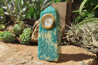 Polished Rare Russian Amazonite Obelisk Clock Towers - sold per item - From Russia