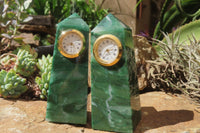 Polished Swazi Jade Obelisk Clock Towers - sold per item - From Swaziland