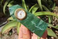 Polished Swazi Jade Obelisk Clock Towers - sold per item - From Swaziland