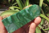 Polished Swazi Jade Obelisk Clock Towers - sold per item - From Swaziland