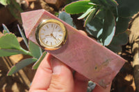 Polished Pink Rhodonite Obelisk Clock Towers - sold per item - From Madagascar