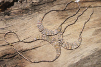 Polished Snakeskin Jasper Beaded Egyptian Choker Necklace - Sold per Item - From Australia