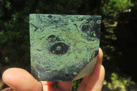 Polished Stromatolite Jasper Cubes x 3 From Madagascar