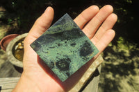 Polished Stromatolite Jasper Cubes x 3 From Madagascar