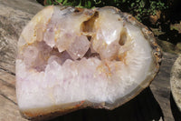 Polished Amethyst Agate Geode x 1 From Madagascar