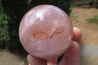 Polished Red Hematoid Quartz Spheres x 6 From Madagascar