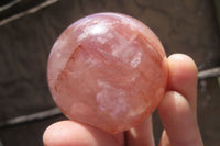 Polished Red Hematoid Quartz Spheres x 6 From Madagascar