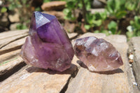 Natural Smokey Amethyst Crystals x 20 From Chiredzi, Zimbabwe