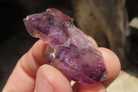 Natural Smokey Amethyst Crystals x 20 From Chiredzi, Zimbabwe