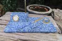 Hand Made Sodalite Desk Set x 1 From Namibia