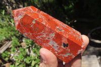 Polished Brecciated Red Jasper Obelisk Clock Towers - Sold Per Item - From South Africa