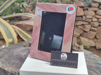 Hand Made Polychrome Jasper Picture Frame x 1 From Madagascar