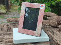 Hand Made Polychrome Jasper Picture Frame x 1 From Madagascar