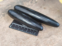 Polished Black Basalt Massage Wands x 6 From Madagascar