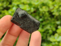 Natural Alluvial Schorl Black Tourmaline Crystals x 35 From Zimbabwe