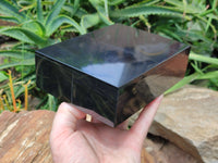 Hand Made Jet Lignite Jewellery Box x 1 From Swaziland