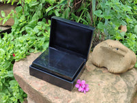 Hand Made Jet Lignite Jewellery Box x 1 From Swaziland