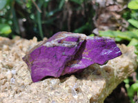 Natural Metallic Purpurite Cobbed Specimens x 12 From Erongo, Namibia