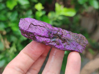 Natural Metallic Purpurite Cobbed Specimens x 12 From Erongo, Namibia