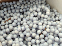 Polished Namibian Blue Lace Agate Ball Shaped Bead Necklace - sold per Pair - From Namibia