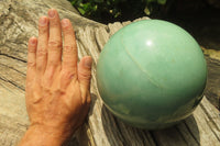 Polished Green Aventurine Sphere x 1 From Zimbabwe