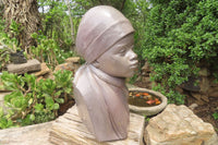 Hand Made Wonder Stone African Bust Sculpture x 1 From Zimbabwe