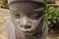 Hand Made Wonder Stone African Bust Sculpture x 1 From Zimbabwe