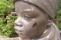 Hand Made Wonder Stone African Bust Sculpture x 1 From Zimbabwe