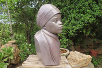 Hand Made Wonder Stone African Bust Sculpture x 1 From Zimbabwe