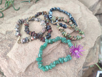 Hand Made Tumble Stone Bracelets x 12 From China