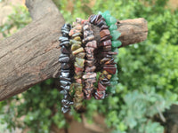 Hand Made Tumble Stone Bracelets x 12 From China