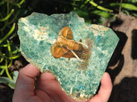 Hand Made Elephant Decoupage on Moss Agate Stone Slabs - Sold Per Item - From Mpumalanga, South Africa