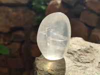 Polished Girasol Pearl Quartz Standing Free Forms x 6 From Ambatondrazaka, Madagascar