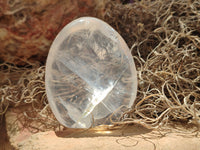 Polished Girasol Pearl Quartz Standing Free Forms x 6 From Ambatondrazaka, Madagascar