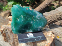 Polished On One Side Emerald Mtorolite x 2 From Mutorashanga, Zimbabwe