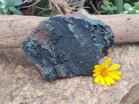 Natural Libethenite Crystals On Dolomite Matrix Specimen x 1 From Shituru, Congo