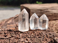 Polished Clear Quartz Jewellery Points x 24 From Madagascar