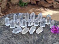 Polished Clear Quartz Jewellery Points x 24 From Madagascar