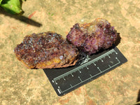 Natural Amethystos Amethyst Clusters x 35 From Kwaggafontein, South Africa