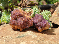 Natural Amethystos Amethyst Clusters x 35 From Kwaggafontein, South Africa