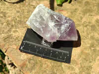 Natural Jacaranda Amethyst Quartz Clusters x 6 from Mumbwa, Zambia